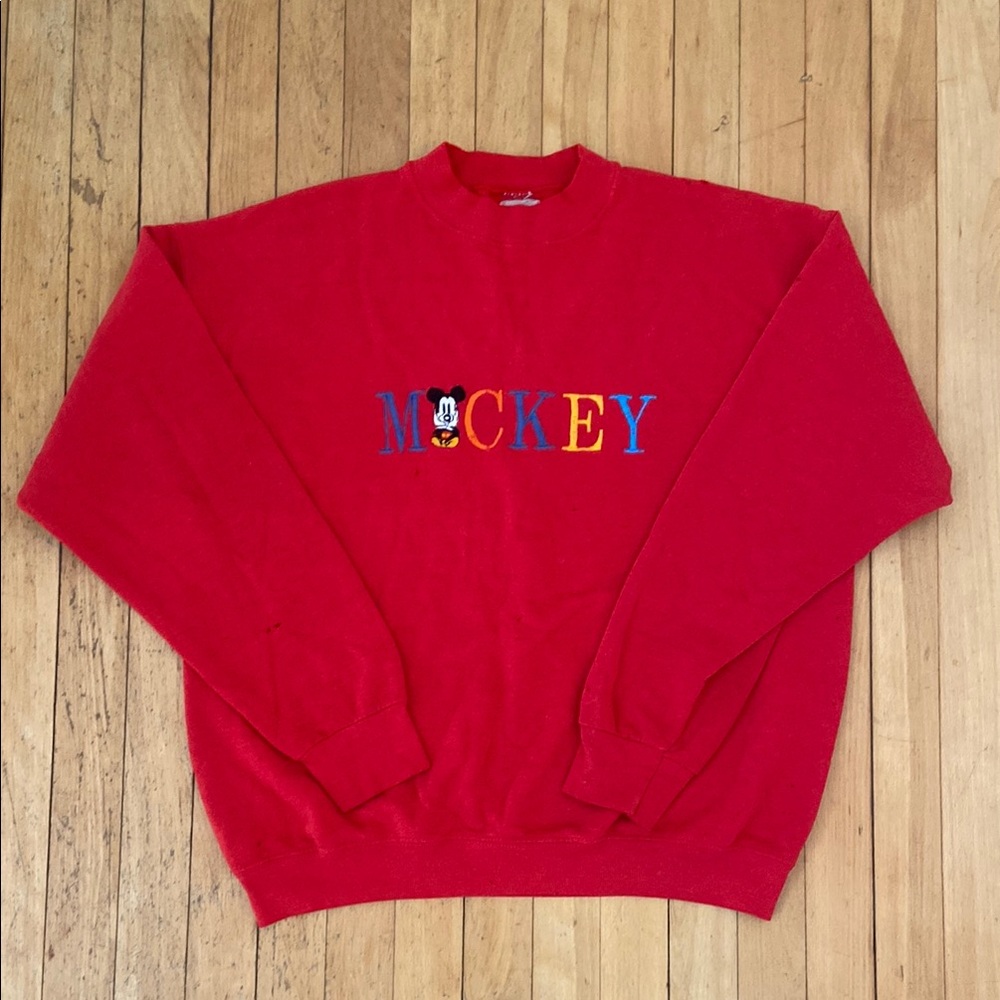 Mickey Mouse Red Sweatshirt